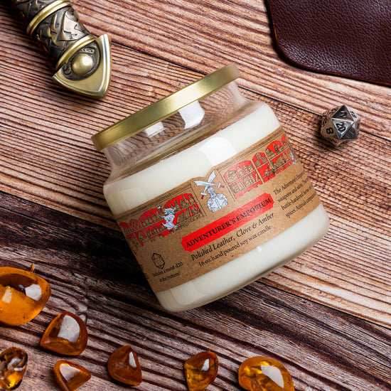 Cantrip Candles (16 oz Glass Candle) - Adventurer's Emporium