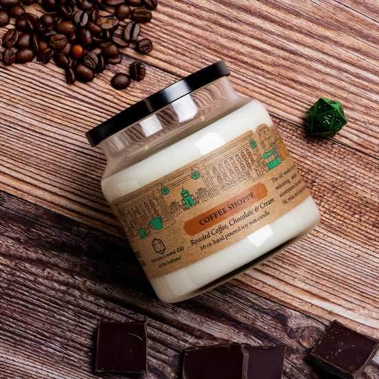 Cantrip Candles (16 oz Glass Candle) - Coffee Shoppe