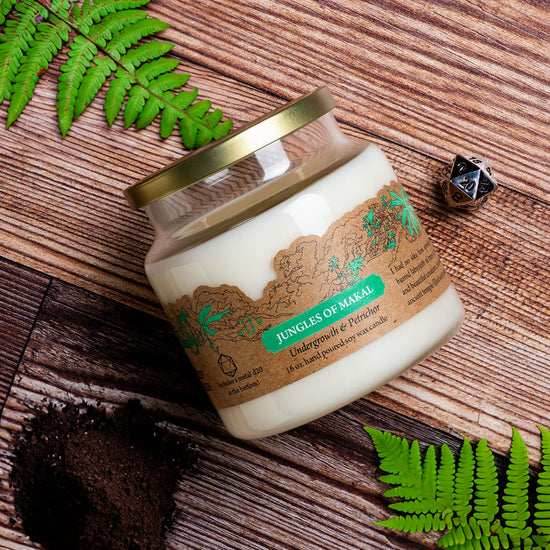 Cantrip Candles (16 oz Glass Candle) - Jungles of Makal