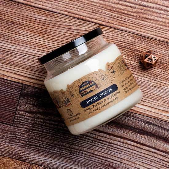 Cantrip Candles (16 oz Glass Candle) - Den of Thieves