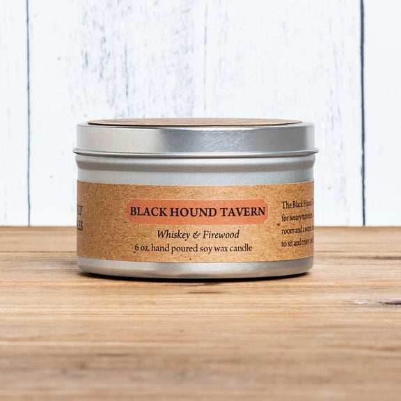 Cantrip Candles (6 oz Candle Tin) - Black Hound Tavern