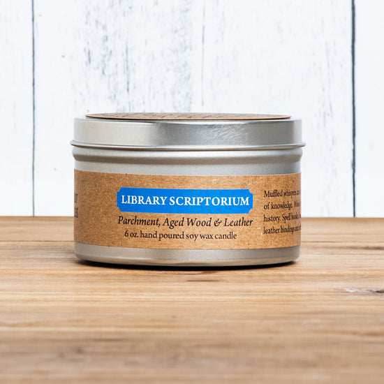 Cantrip Candles (6 oz Candle Tin) - The Library Scriptorium