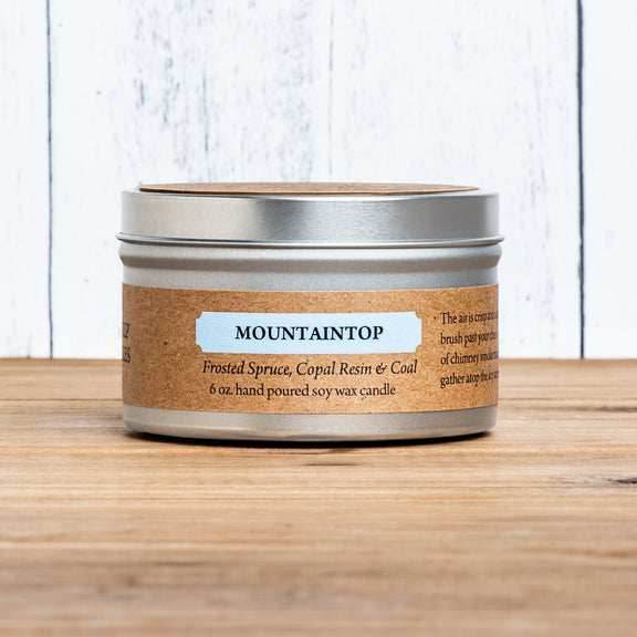 Cantrip Candles (6 oz Candle Tin) - Mountaintop