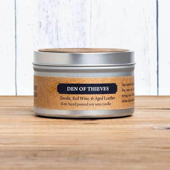 Cantrip Candles (6 oz Candle Tin) - Den of Thieves