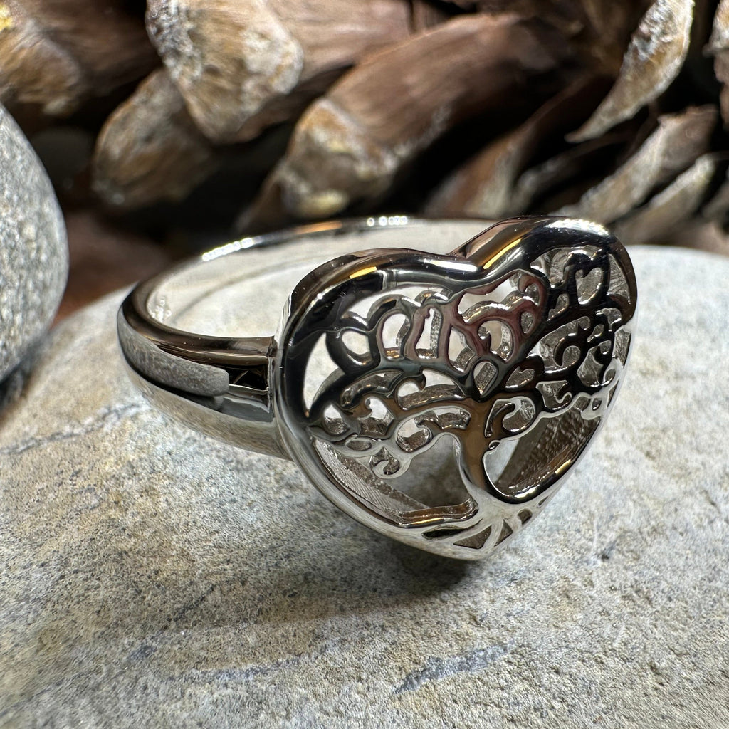 Heart Tree of Life Ring