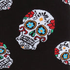Sugar Skull Black Socks