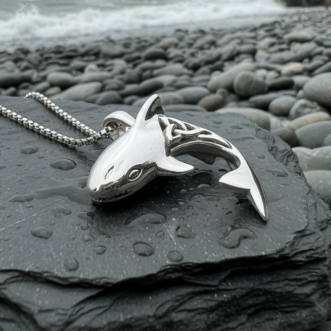 Celtic Shark Necklace