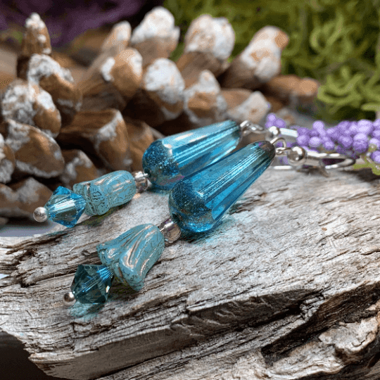 Celtic Bluebells Earrings - Blue