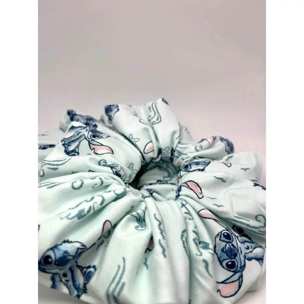 Blue Stitch Scrunchie - 
