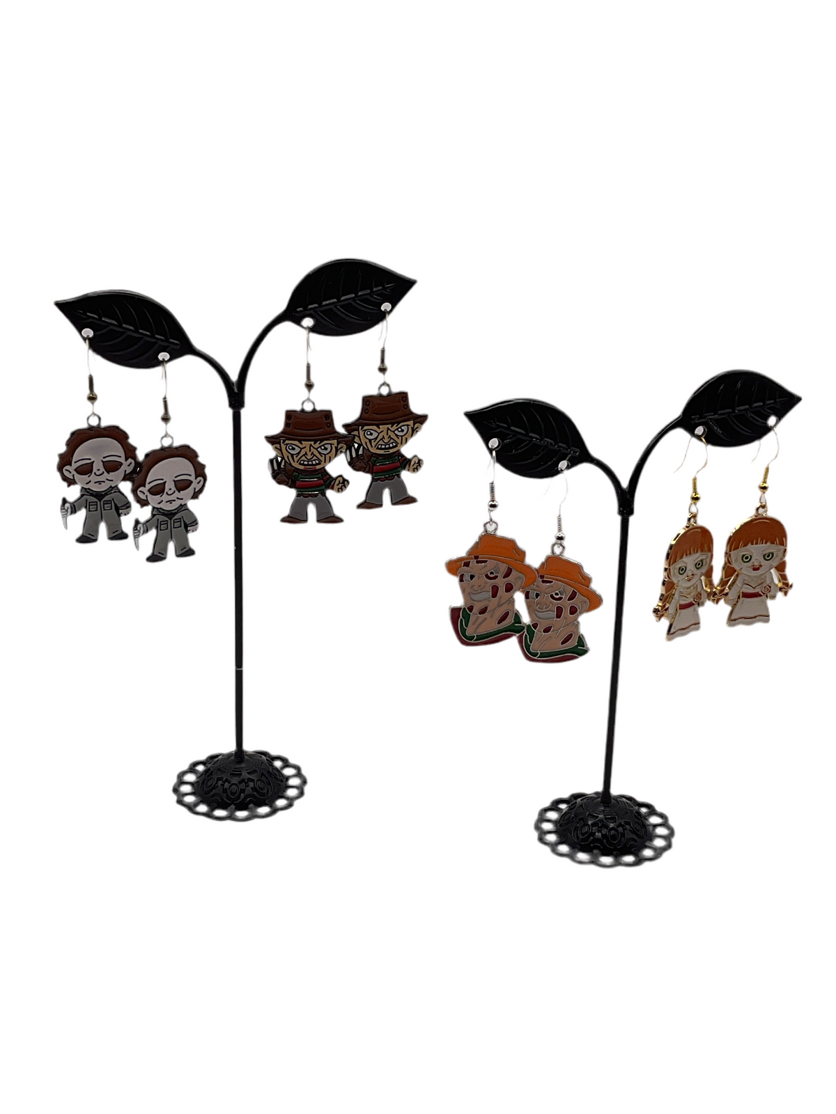 Horror Film Small Character Earrings