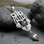Scottish Mackintosh Thistle Necklace