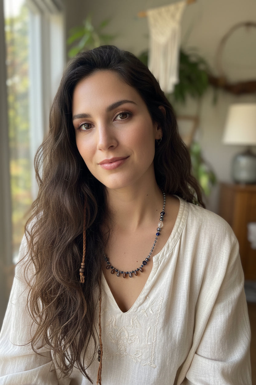 Celtic Twilight Crystal Necklace