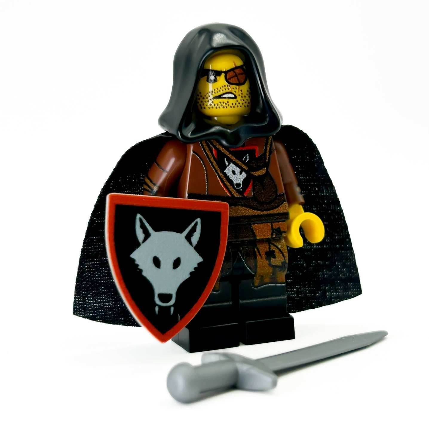 Wolfpack Leader Custom Minifig made using LEGO parts - B3 Customs - 
