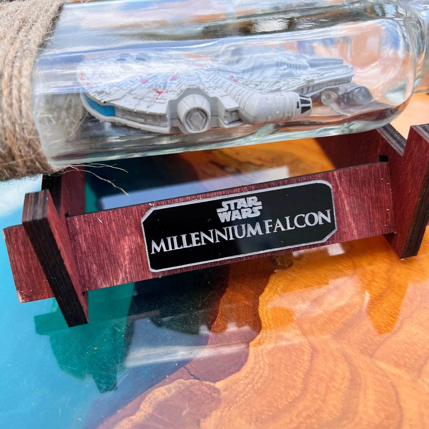 Star Wars Millennium Falcon Starship in a Tequila - 