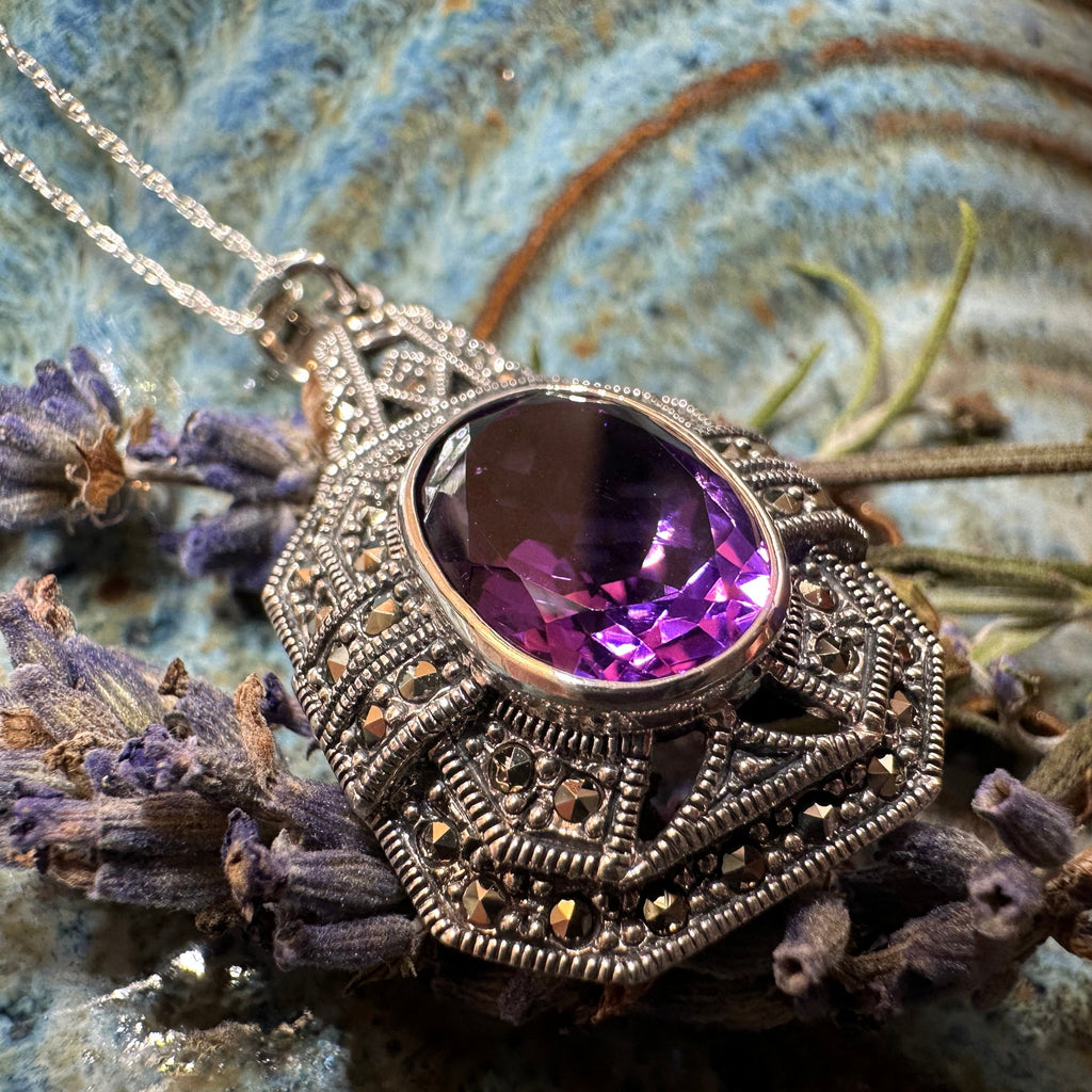 Victorian Marcasite Necklace