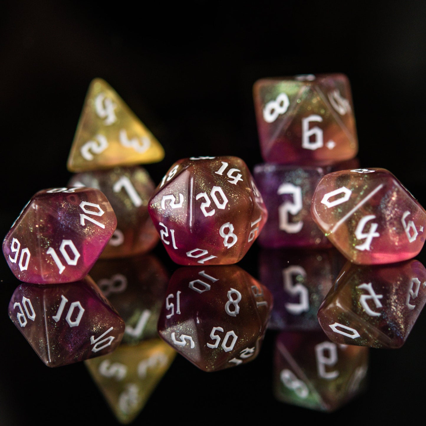 Dnd class dice and pins