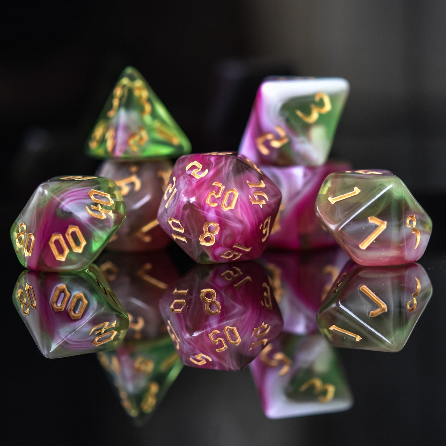 Dnd class dice and pins