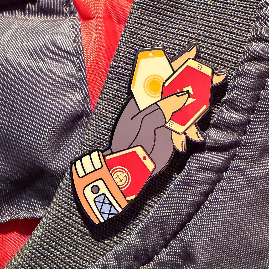 Pure Luck 1.75" Hard Enamel Pin