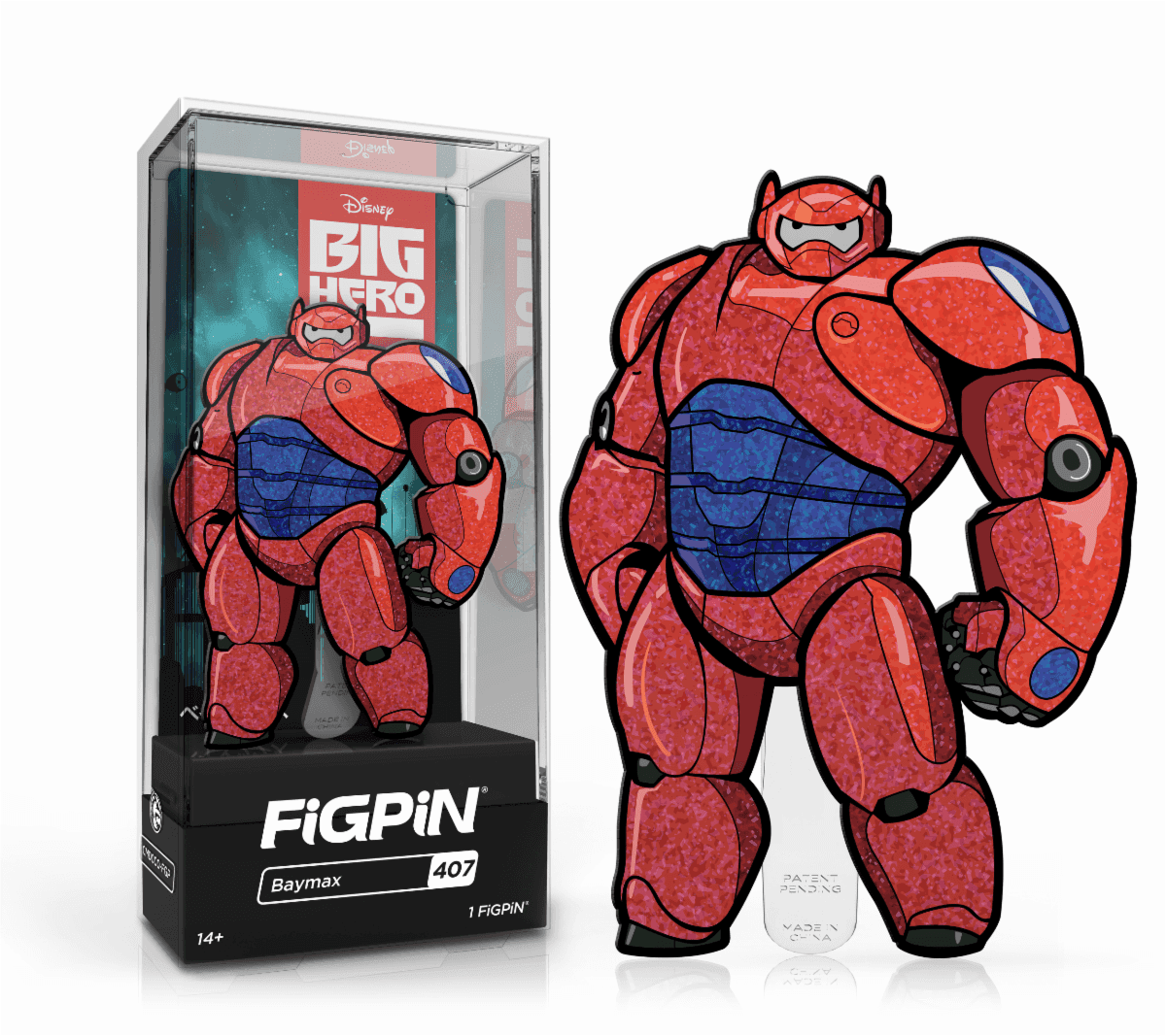 FiGPiN: Big Hero 6 - Baymax [Armor Glitter Chase] #407 - 