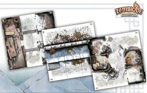 Zombicide: White Death Extra Tiles Pack - Kickstarter Exclusive - 