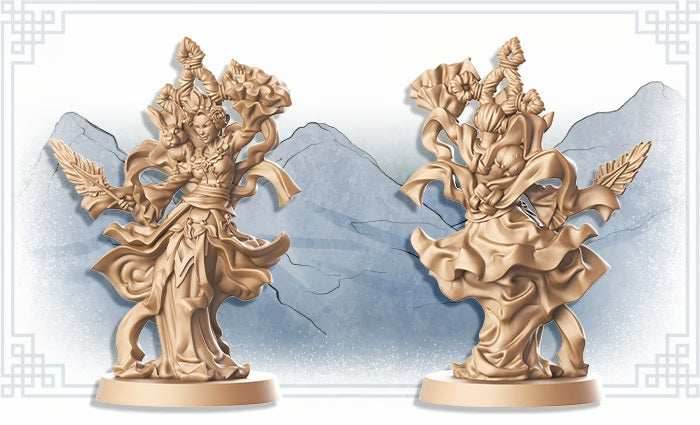 Zombicide: White Death Chang E' and Hou Yi - Kickstarter Exclusive - 