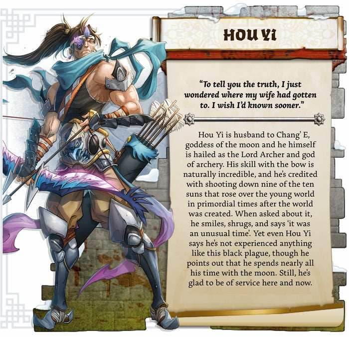 Zombicide: White Death Chang E' and Hou Yi - Kickstarter Exclusive - 