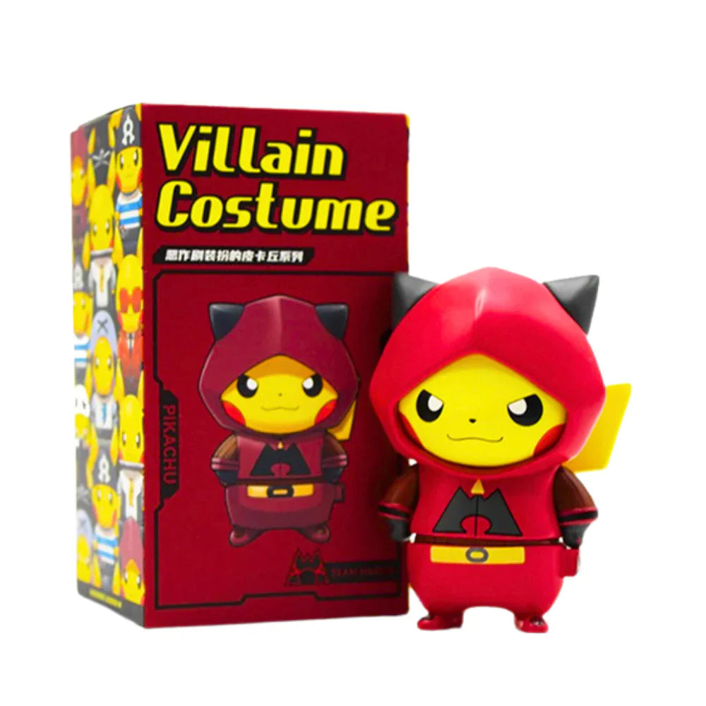 Pokemon Pikachu Villain Costume Series Figurine (Random)