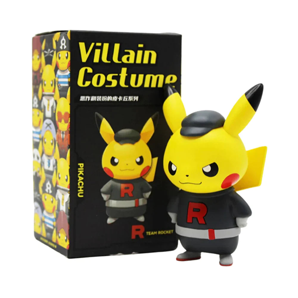 Pokemon Pikachu Villain Costume Series Figurine (Random)