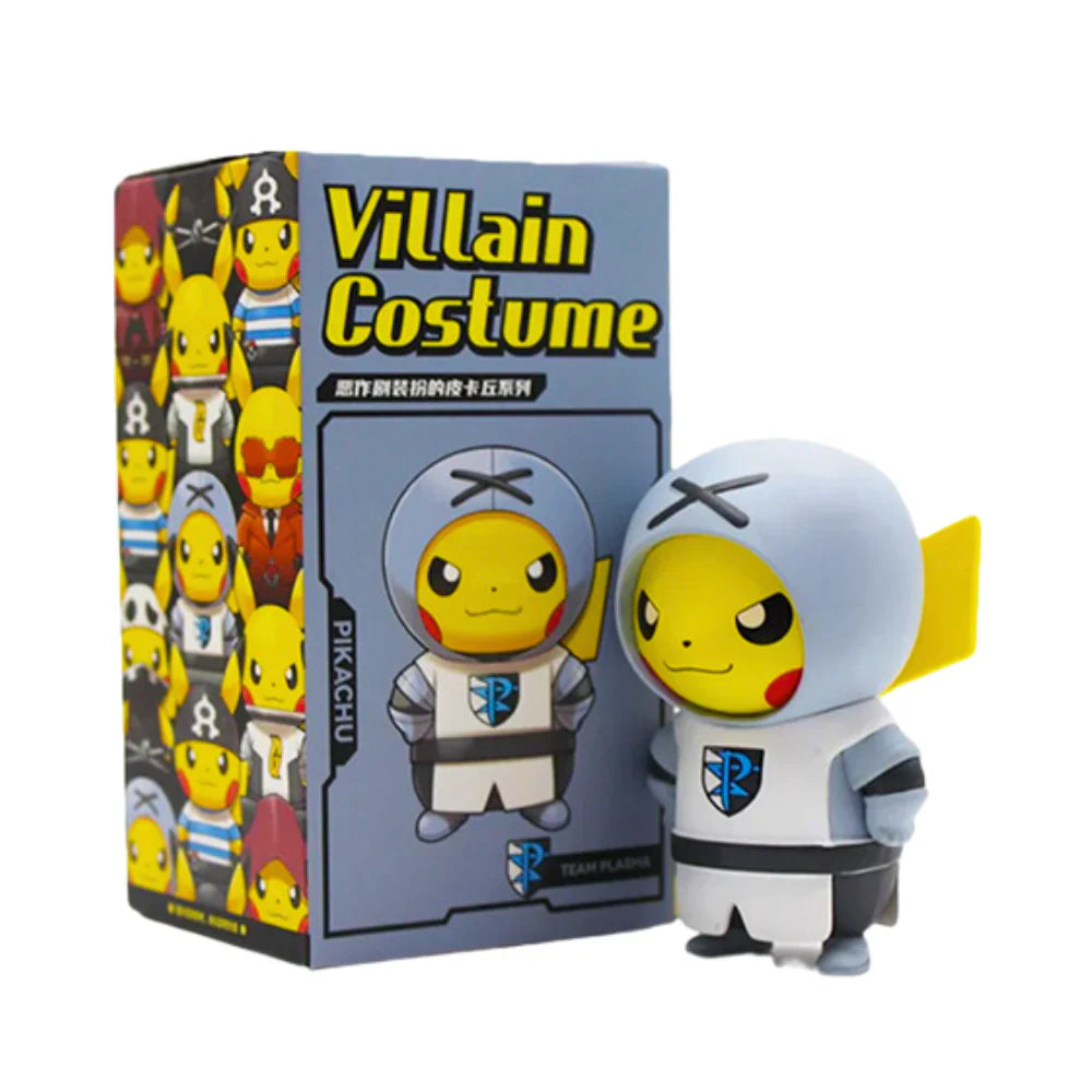 Pokemon Pikachu Villain Costume Series Figurine (Random)