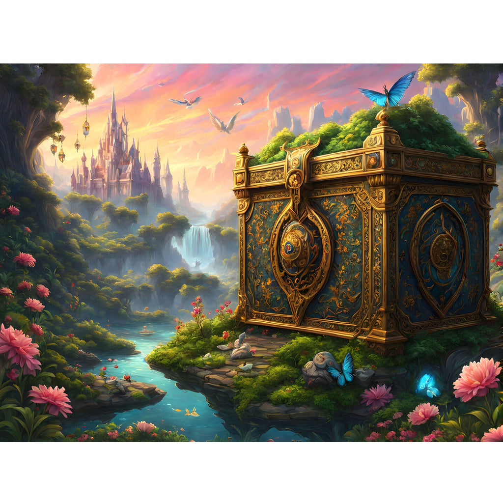 Ingooood Jigsaw Puzzle 1000 Pieces- COFFRE GÉANT - Entertainment Toys for Adult Special Graduation or Birthday Gift Home Decor