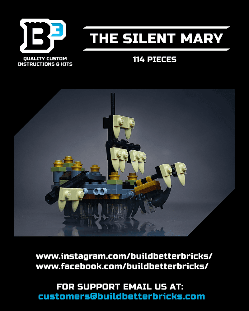 Custom Mini The Silent Mary Pirate Ship - 