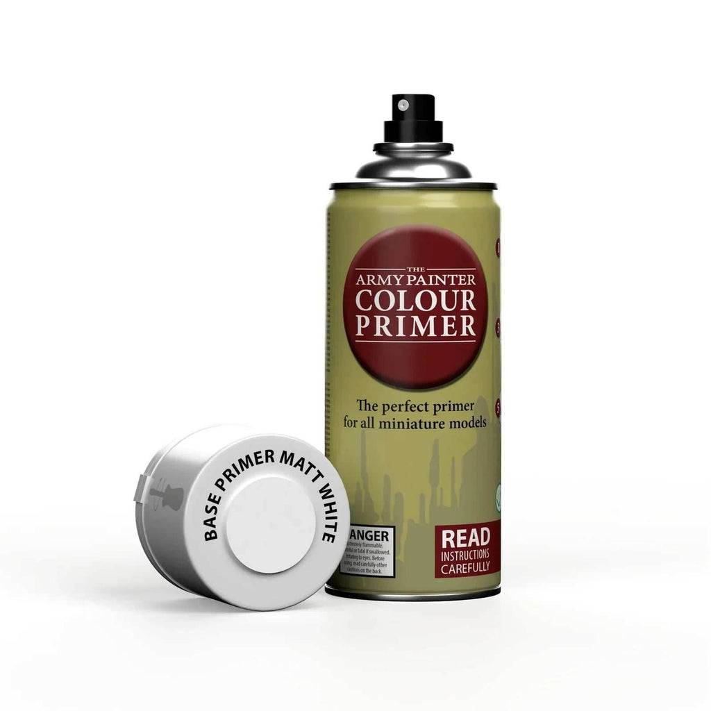 Army Painter Base Primer: Matte White Undercoat - 