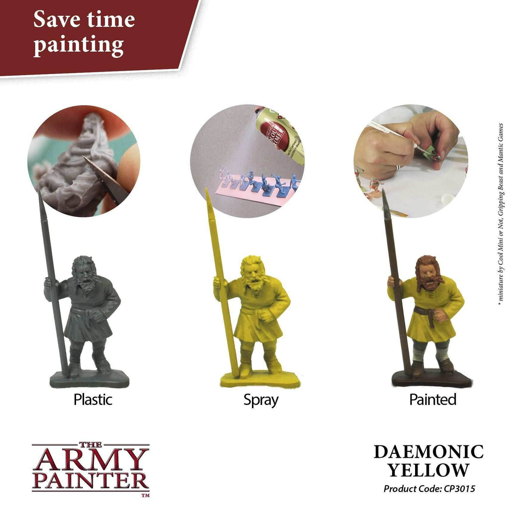 Army Painter Colour Primer: Daemonic Yellow - 