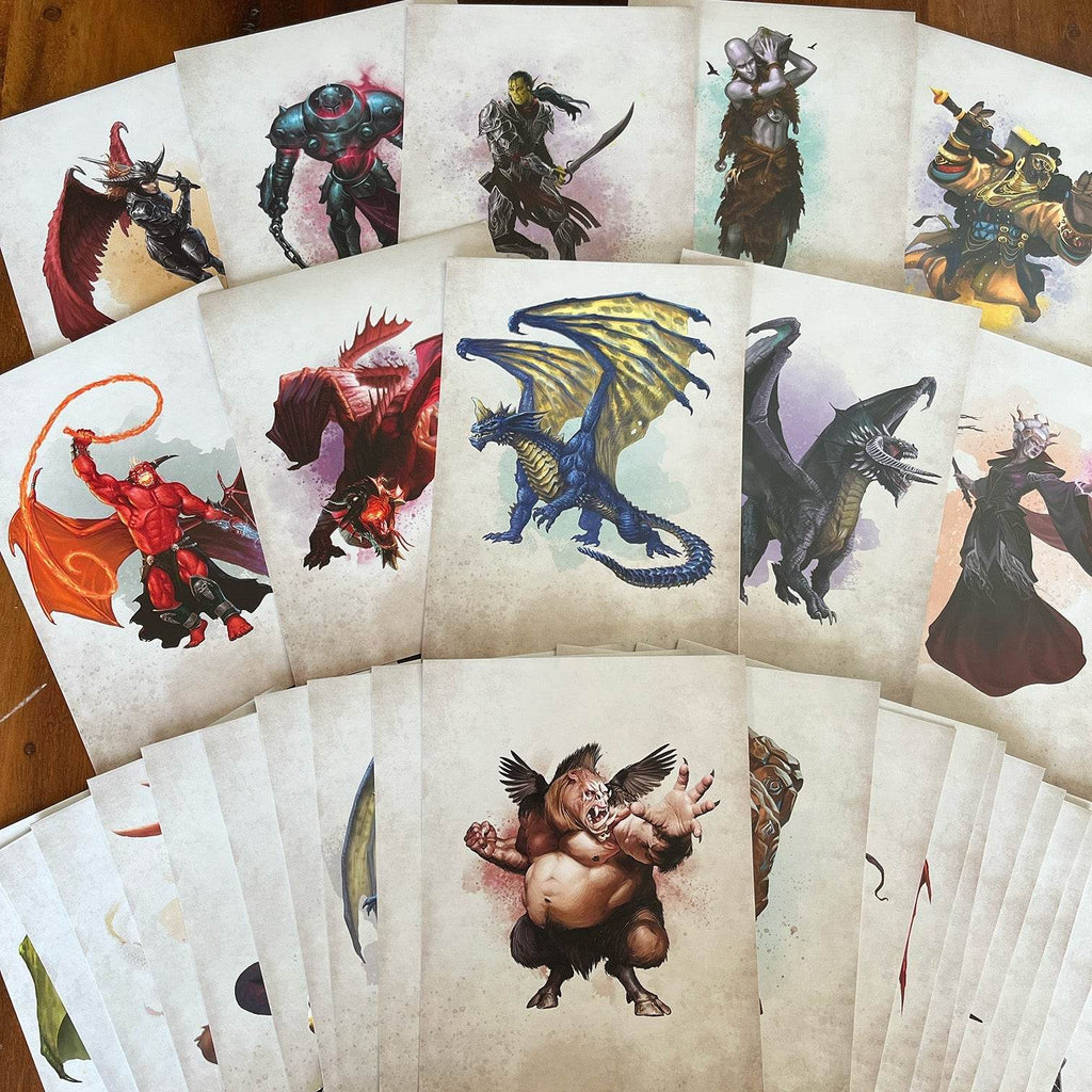 Encounter Cards (D&D) - Challenge Rating 7+ PACK 2 - 