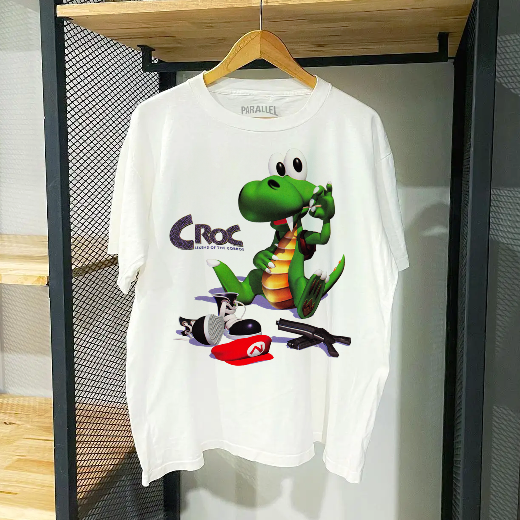 90S 'Croc' Promo T-Shirt White