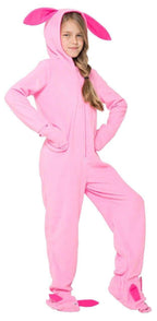 A Christmas Story Pink Bunny Children Pajamas Suit - S/M
