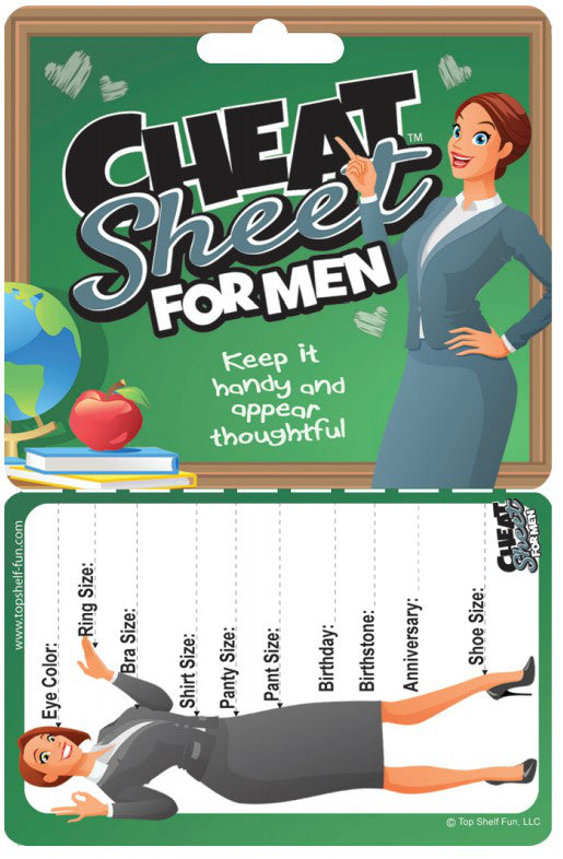Cheat Sheet for Men
