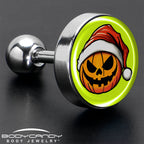 Christmas Holiday Santa Hat Pumpkin Tragus Cartilage Earring by Onyx O