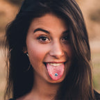 Holiday Christmas Hearse Barbell Tongue Ring by Onyx O