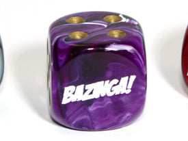 Bazinga d6 16mm Pipped (Dice colors are at random) | sold per piece - 