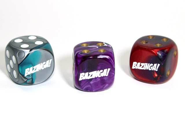 Bazinga d6 16mm Pipped (Dice colors are at random) | sold per piece - 