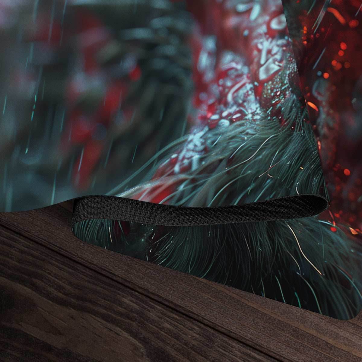 Blood Drenched Dragon Playmat - Standard Playmat / Plain