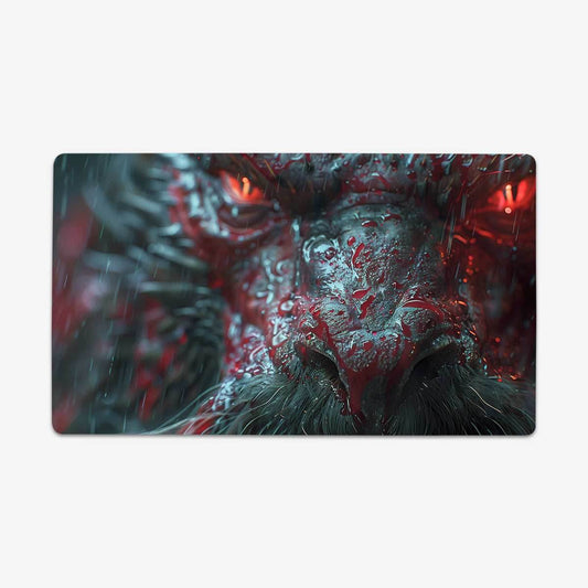 Blood Drenched Dragon Playmat - Standard Playmat / Plain
