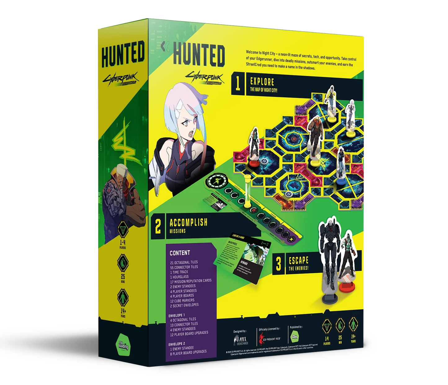 Cyberpunk: Edgerunners - Hunted Boardgame