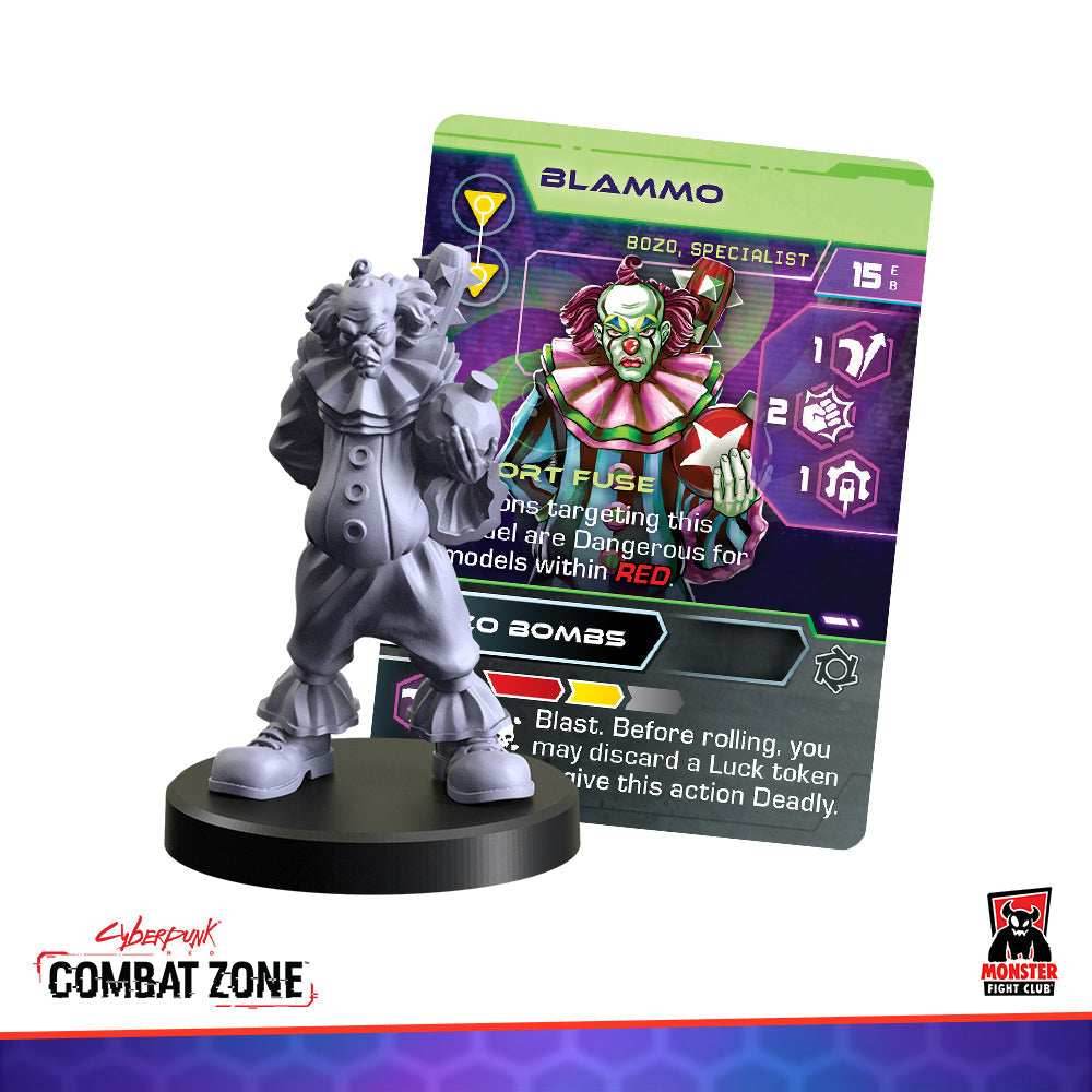 Cyberpunk Red Combat Zone: Bozos Starter Gang - 