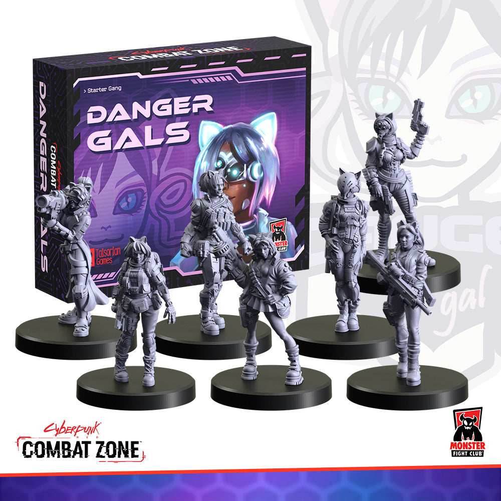 Cyberpunk Red Combat Zone: Danger Gals Starter Gang - 