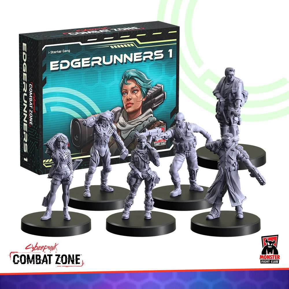Cyberpunk Red Combat Zone: Edgerunners 1 Starter Gang - 