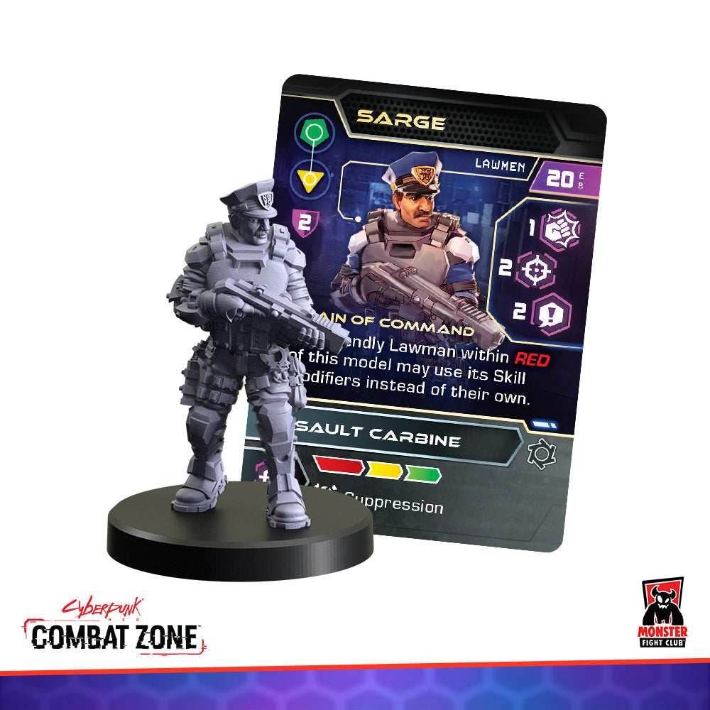 Cyberpunk Red Combat Zone: Lawmen Starter Gang - 