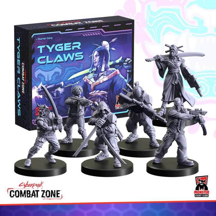 Cyberpunk Red Combat Zone: Tyger Claws Starter Gang - 