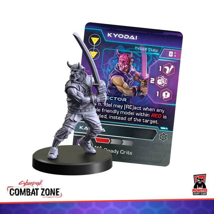 Cyberpunk Red Combat Zone: Tyger Claws Starter Gang - 